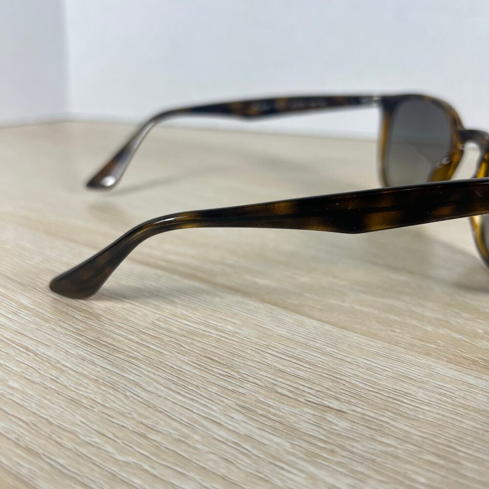 Ray-Ban RB4258 710/11 Polished Tortoise Full Rim Eyeglasses READ DESC 50-20-145 - Picture 3 of 15